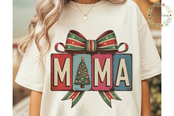 Distressed Christmas Mama PNG Clipart Review