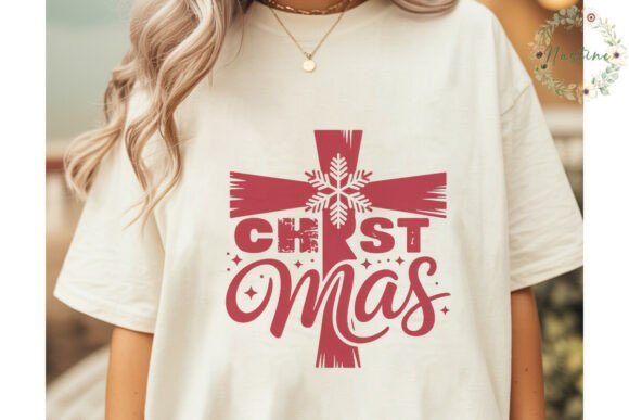 Distressed CHRISTmas Text PNG Clipart & Illustrations