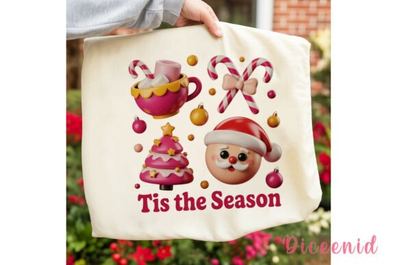 Festive Pink Christmas PNG Clipart Review