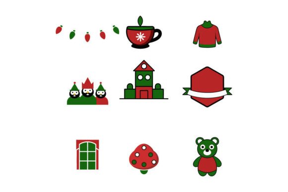 Fresh Holiday Christmas Vector Icon Set Review