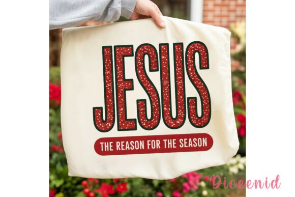 Glitter Jesus Christmas PNG Clipart Review