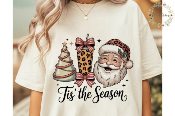 Leopard Christmas Santa: Festive Illustrations for Branding