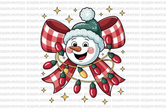 Review: Christmas Snowman & Bow Illustrations