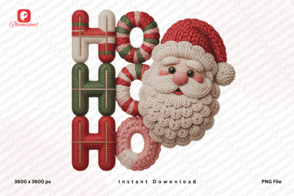 Reviewing Christmas Yarn Crochet Santa PNG Illustrations