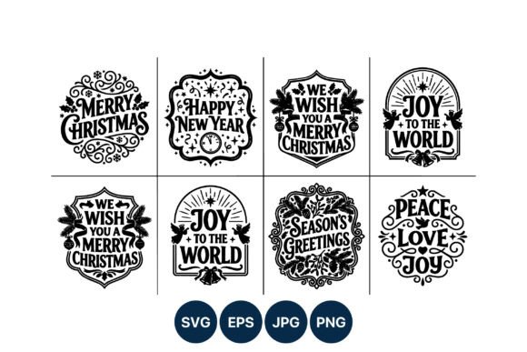 Reviewing Holiday Phrases Illustrations