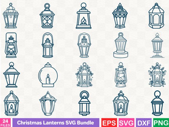 Reviewing the Christmas Lanterns SVG Bundle for Stitchers